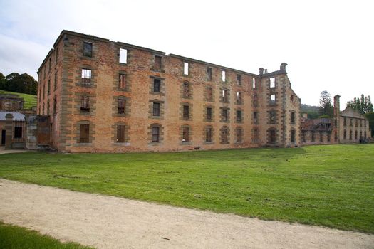 Port Arthur Ancient Historic Building for the Prisoners in Tasmania, Australia