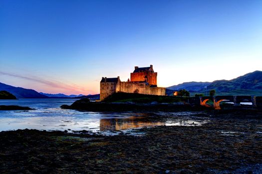 Eilan Donan in the Scottish highlands the setting of the film highlander