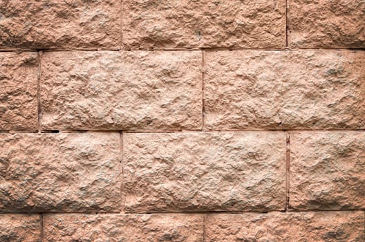 Background of stone wall made with blocks