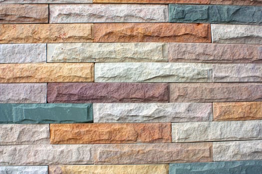 Background of stone wall made with blocks