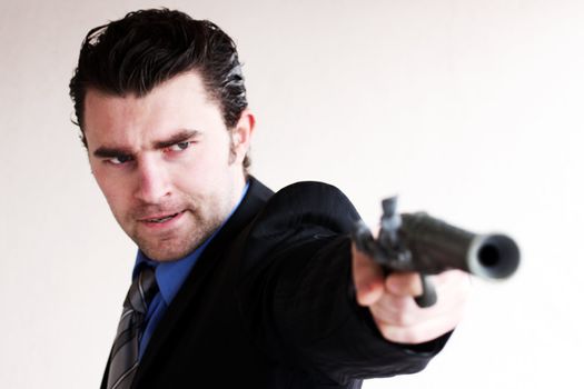 Businessman takes to gun to protect his business