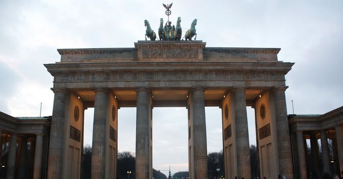 Brandenburg gate of one of the many attractions berlin
