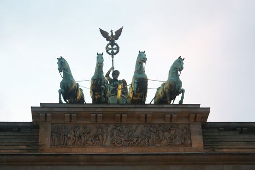 Brandenburg gate of one of the many attractions berlin