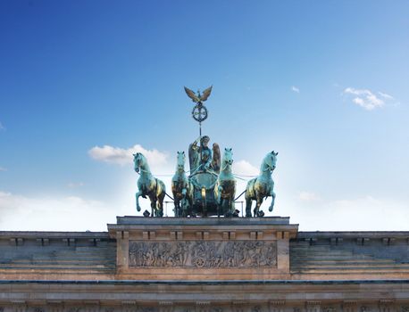 Brandenburg gate of one of the many attractions berlin