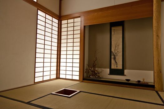 Interior of a Japanese room. Every details are original