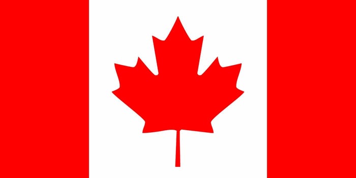 Canada flag icon - isolated vector illustration