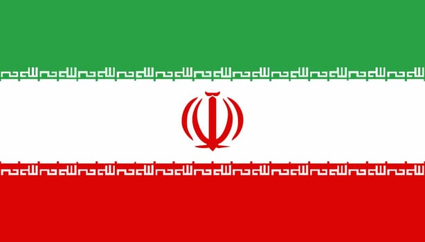 Iran flag and language icon - isolated vector illustration