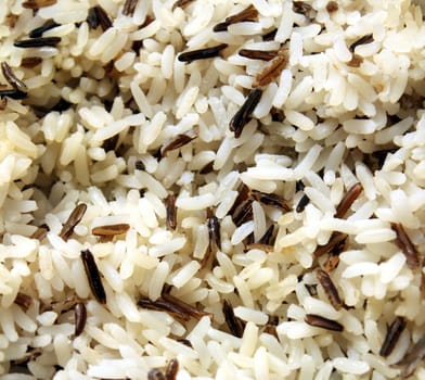 mixed rice texture