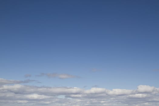 Beautiful background of blue sky and clouds
