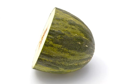 Delicious melon isolated on white background 