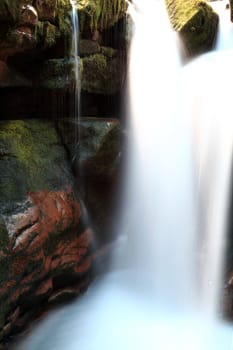 Ardessie falls in the beautiful scotish highlands