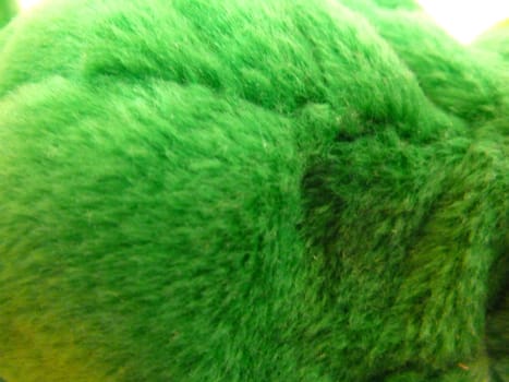 bright green fur as a background