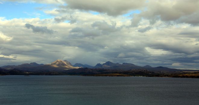 Gailoch peninsular over looking Ben Eighe Mountain Range