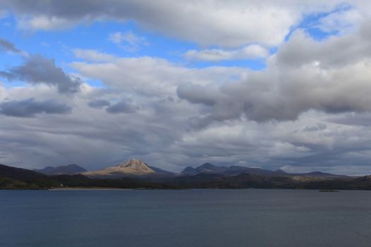 Gailoch peninsular over looking Ben Eighe Mountain Range