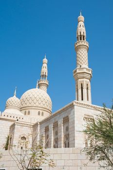 A traditional Arabian style mosque located in Jumeira, Dubai, UAE