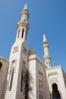 A traditional Arabian style mosque located in Jumeira, Dubai, UAE