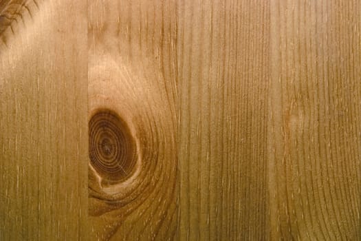 close-up of fragment of wooden surface of brown color with visible texture, veins and unevenness