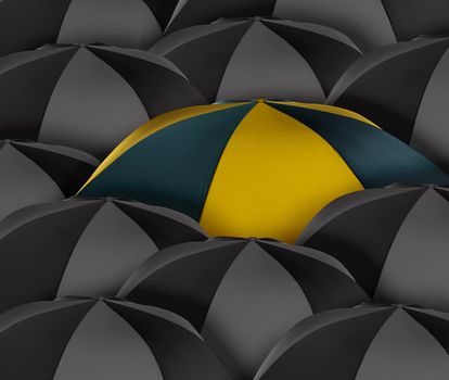 Stand out of a crowd , individuality , Different, special, unique, conceptual image.