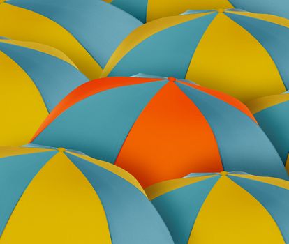 Stand out of a crowd , individuality , Different, special, unique, conceptual image.