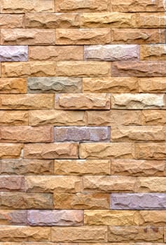 Background of stone wall made with blocks