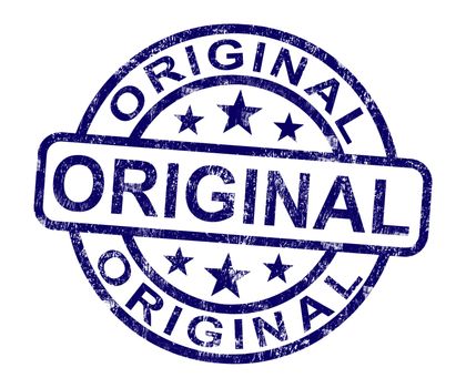 Original Stamp Showing Genuine Authentic Products