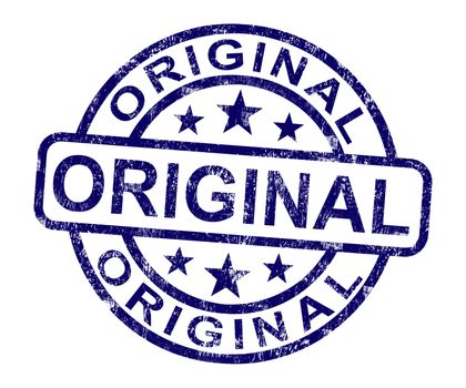 Original Stamp Showing Genuine Authentic Products