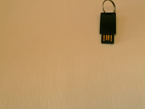 usb thumb drive on a white background