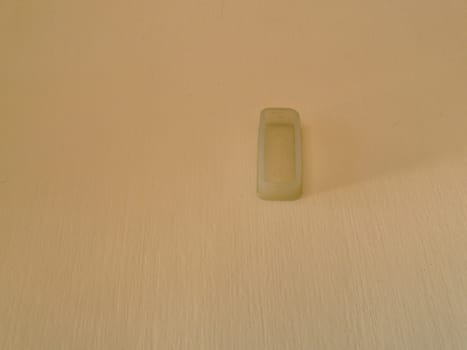 small plastic cover on a white background