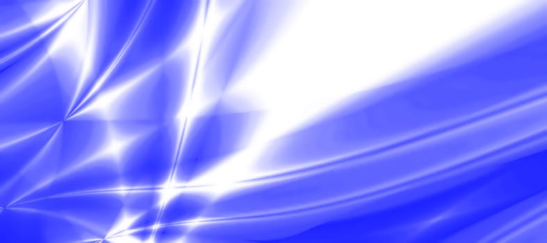 abstract waves, overflowing the tints of blue color on a white background