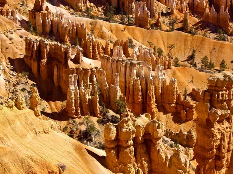Bryce rock formations Utah, USA are a geological delight