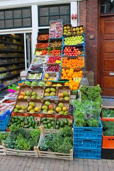 Vegetable shop in Gorinchem. Netherlands