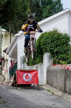 PENACOVA, PORTUGAL - MAY 27: Goncalo Marte during the Taca de Portugal Downhill Urbano Vodafone on may 27, 2012 in Penacova, Portugal.