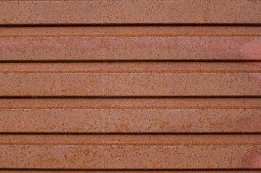 Rusted grunge corrugated metal background texture