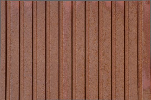 Rusted grunge corrugated metal background texture