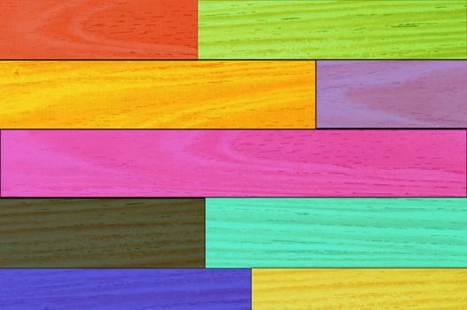 colorful wood