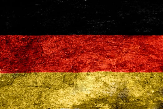 Germany grunge flag texture background.
