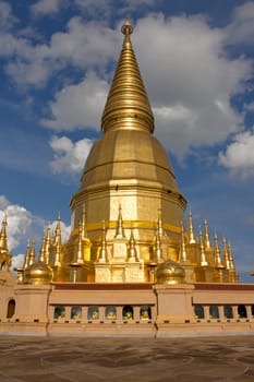 Buddhist religious worship place Wednesday Chiang Mai Thailand.