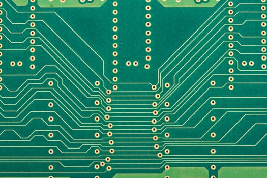 Electronic circut board close up