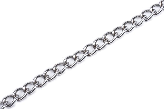 Metal chain isolated on white background