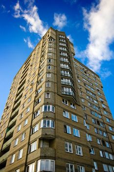 Modern multi-apartments building