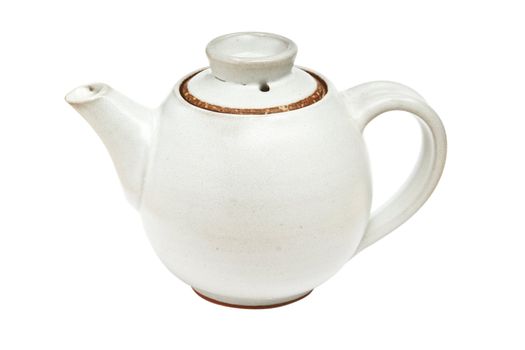 Chinese tea pot isolated on white background
