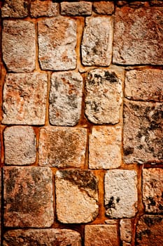 Ancient stone wall texture