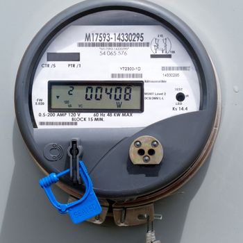 Modern smart grid residential digital power supply meter