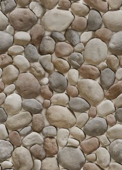 Structure of a stone wall