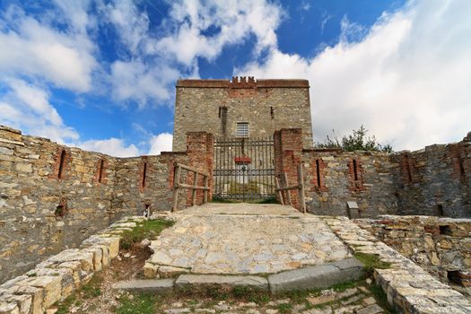 Pruin Castle is a medieval fortress built over Genova, Liguria, Italy