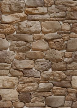 Structure of a stone wall