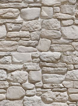 Structure of a stone wall