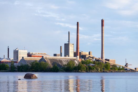 View of the Closing of Factories and Smokestacks