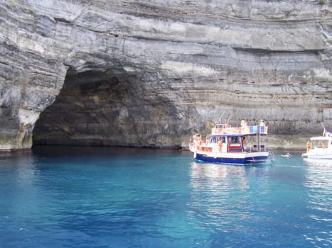 cave island of Lampedusa