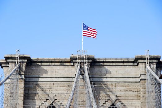 New York and the Brooklyn bridge